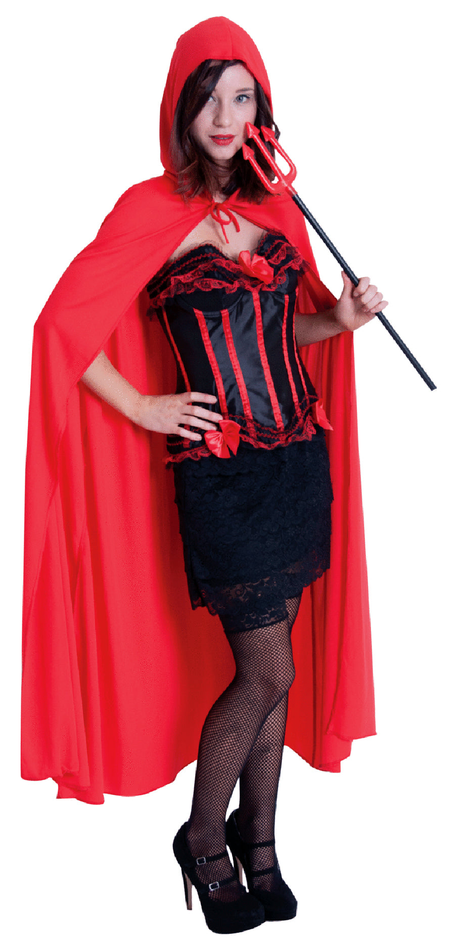 Red Devil Cape with Hood