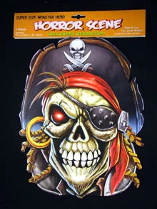 Horror Pirate Head Cutout