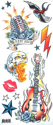 Rock Star- Sold Our Souls Temporary Tattoo