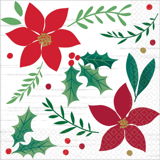 Christmas Wishes Beverage Napkin