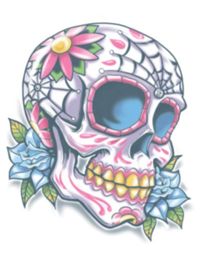 Calaveras - Day of the Dead Temporary Tattoo