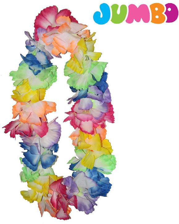 Multicoloured Flower Jumbo Lei 10cm