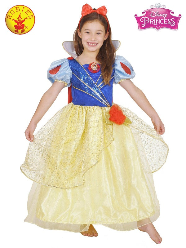 Disney Deluxe Snow White Glitter & Glow Girls Costume