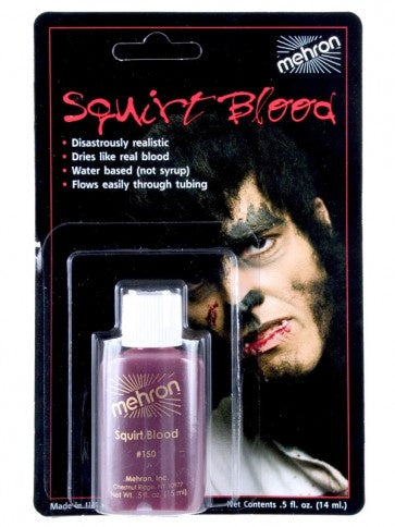 Mehron Squirt Blood Bright Arterial Carded 14ml