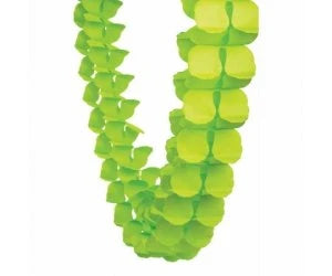 Lime Green Honeycomb Garland