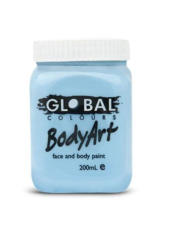 Global BodyArt Light Blue 200ml Liquid Makeup