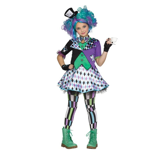 Mad Hatter Girls Costume