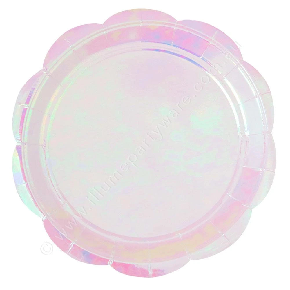 Ilume Iridescent Dinner Plates