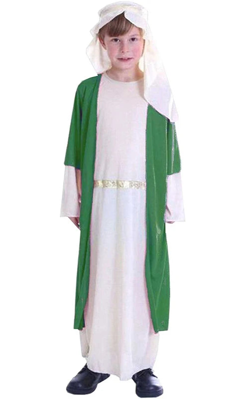 Kids Green Wise Man Costume