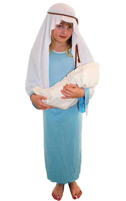 Kids Virgin Mary Nativity Costume