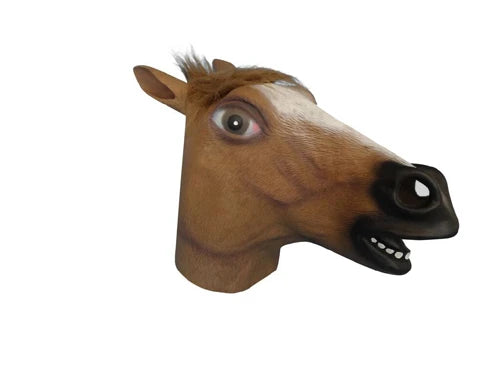 Latex Horse Head Mask