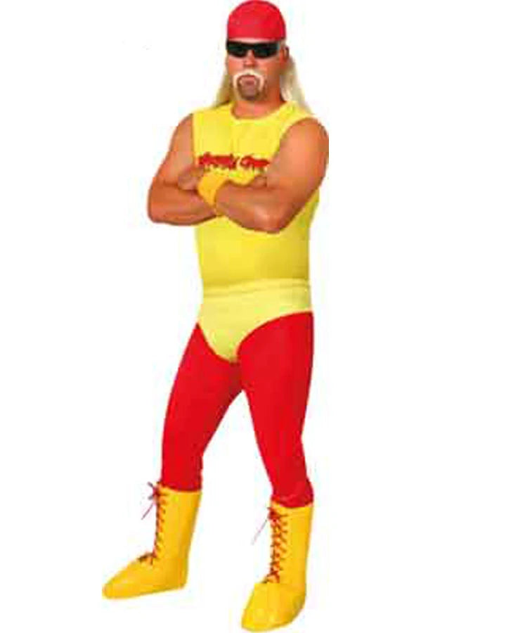 Hulk Hogan Wrestler Mens Costume