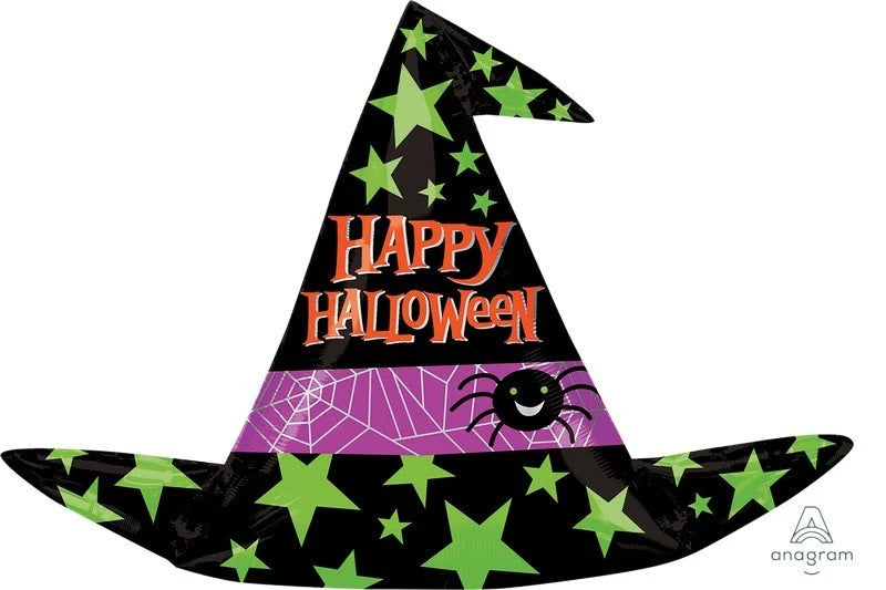 Halloween Witch Hat Supershape Foil