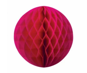 Magenta Honeycomb Ball 25 cm