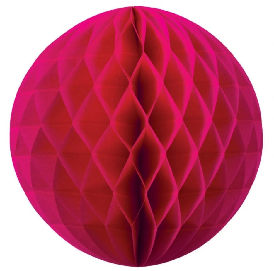 Magenta Honeycomb Ball 35 cm