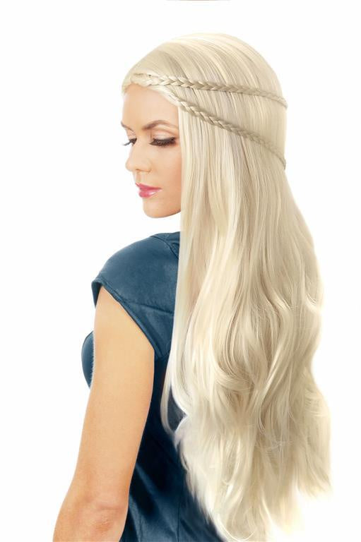 Daenerys Dragon Mother Braided Long Blonde Wig