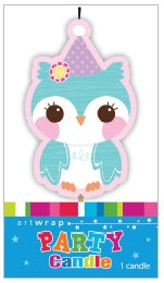 Have A Hoot Owl Birthday Candle