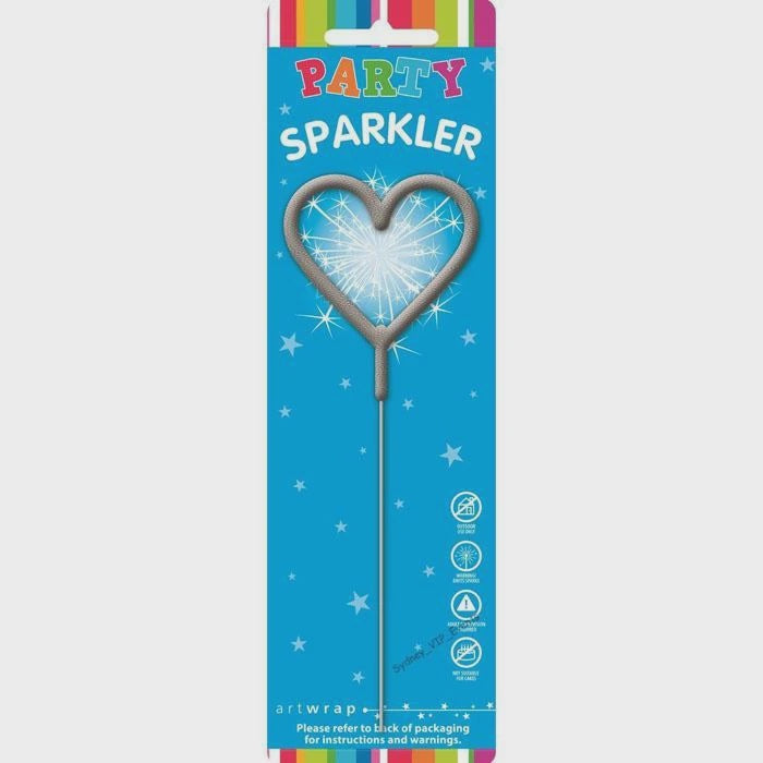 Heart Sparkler 1 Pack