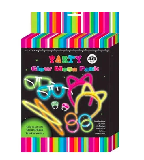 Glow In The Dark Party Props Mega Pack