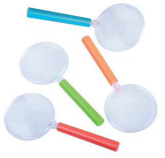 Magnifying Glass Party Favours Pack of 4