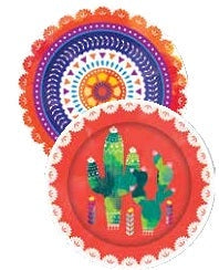 Fiesta Paper Plate Pack of 8