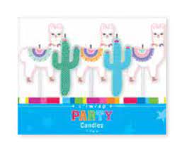 Mexican Themed Llama Candles 5 Pack