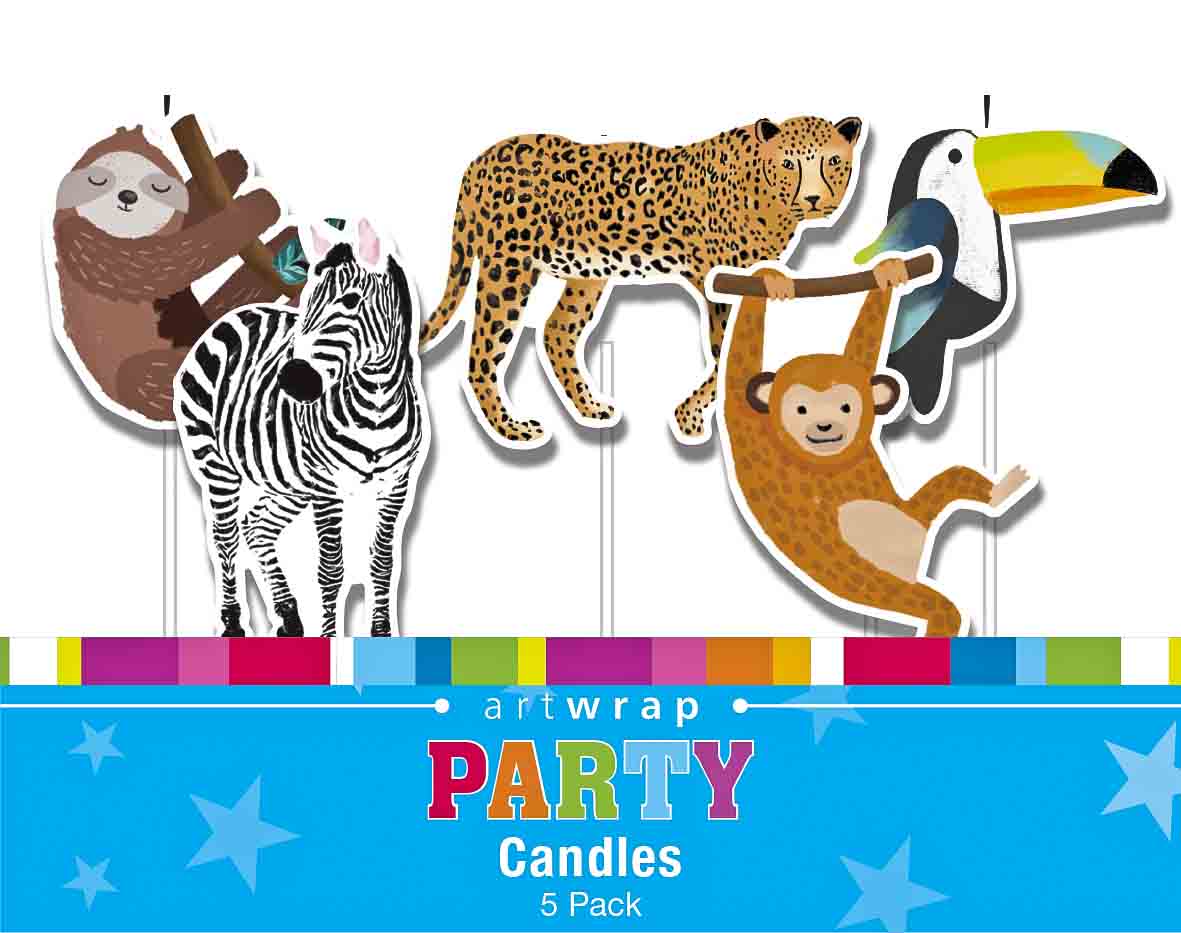 Jungle Candles 5 Pack