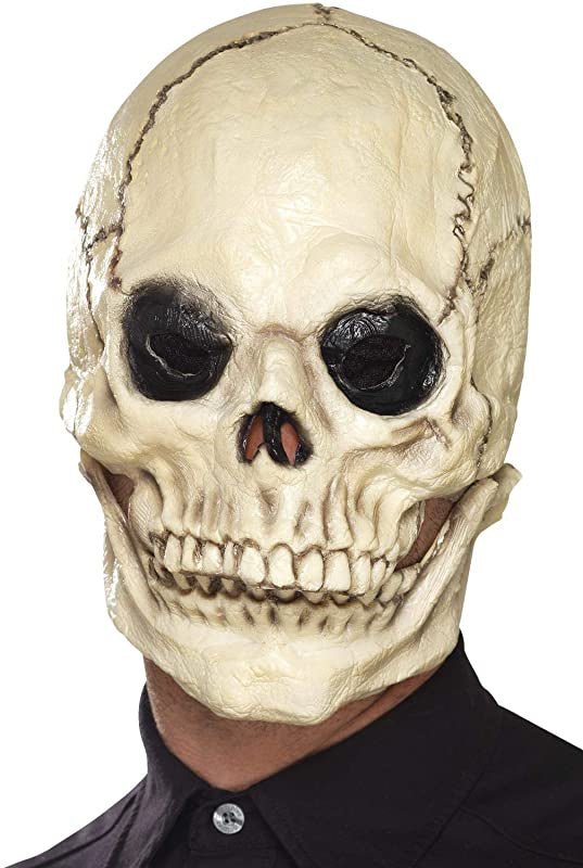 Full Overhead Foam Rubber Skull Mask