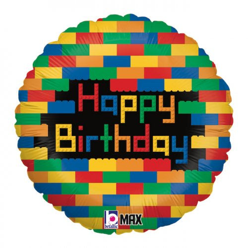 Birthday Blocks Foil Balloon