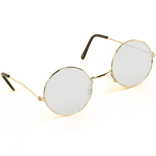 John Lennon / Santa Round Clear Glasses