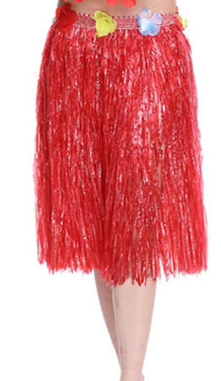 Red Hula Skirt