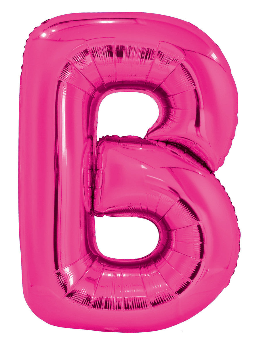 Hot Pink Letter B Megaloon