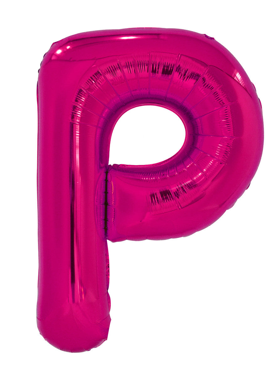 Hot Pink Letter P Megaloon