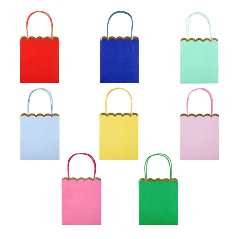 Meri Meri Happy Birthday Party Bags (Set of 8)