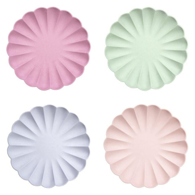 Meri Meri Compostable Bamboo Large Plates - Pack of 8