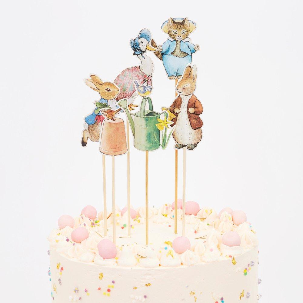Meri Meri Peter Rabbit & Friends Cake Toppers