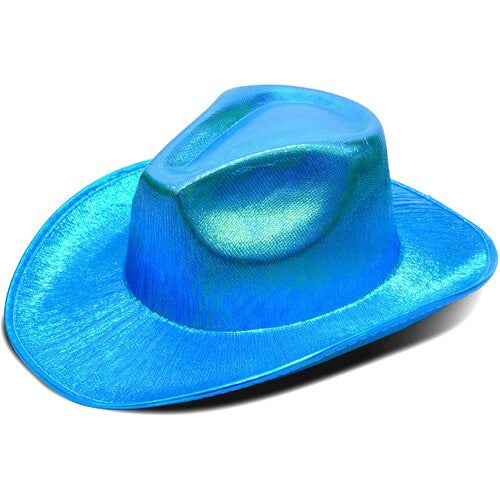 Shimmer Blue Cowboy Hat