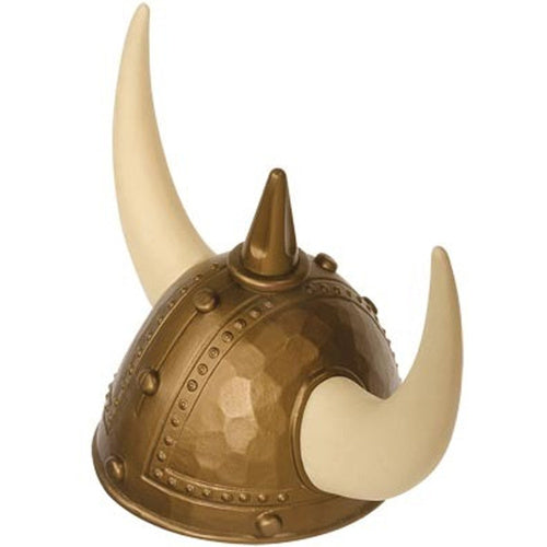 Gold Viking Helmet with Horns