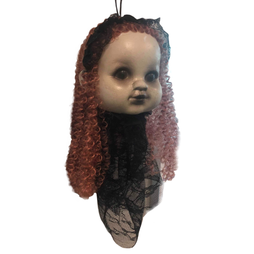 Hanging Doll Head Prop