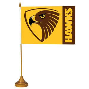 AFL Hawks Desk Flag