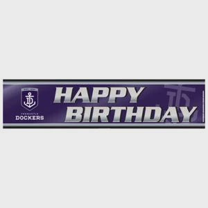 AFL Dockers Birthday Banner