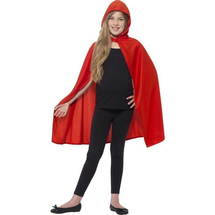 Child's Red Hooded Cape