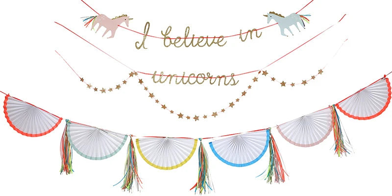 Meri Meri I Believe In Unicorns Garland