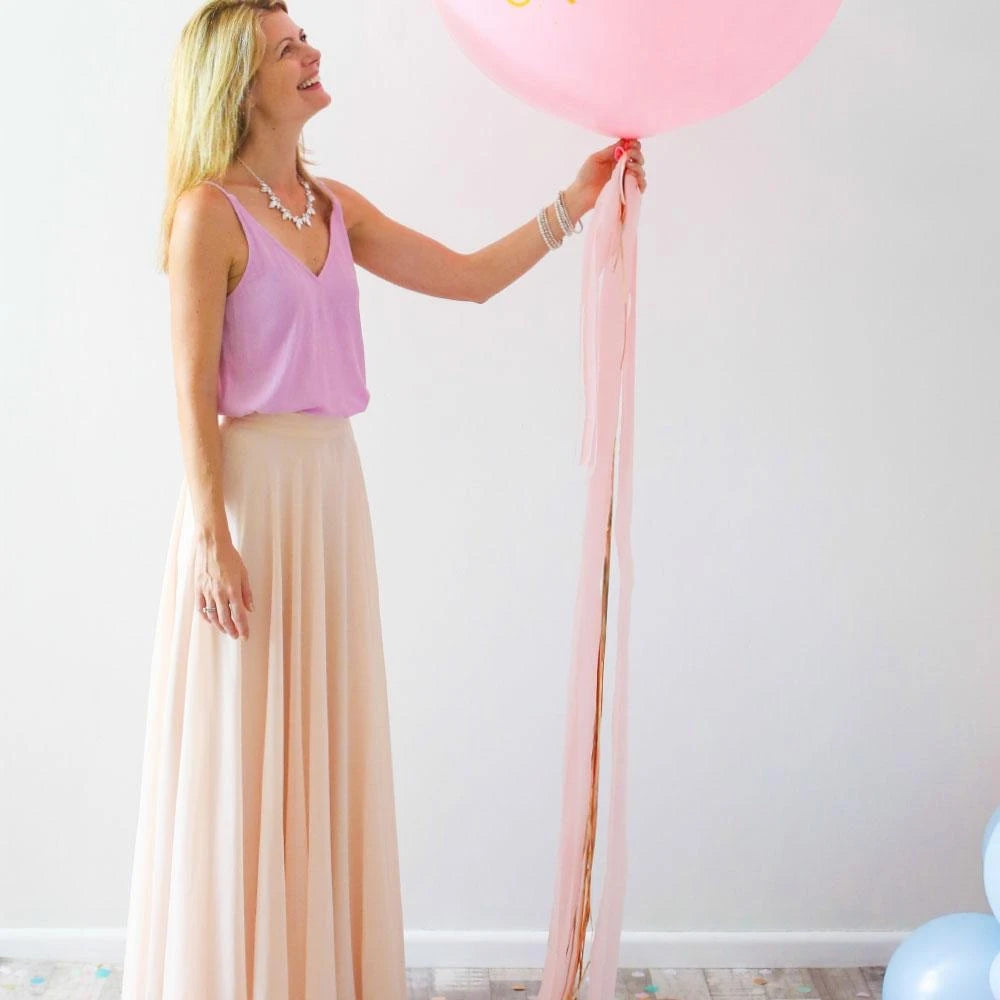 Illume Pink & White Gold Balloon Tail