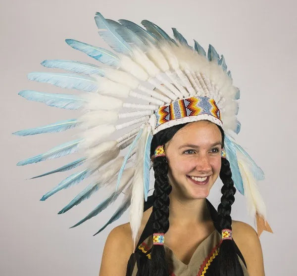 Small Turquoise Indian Headdress