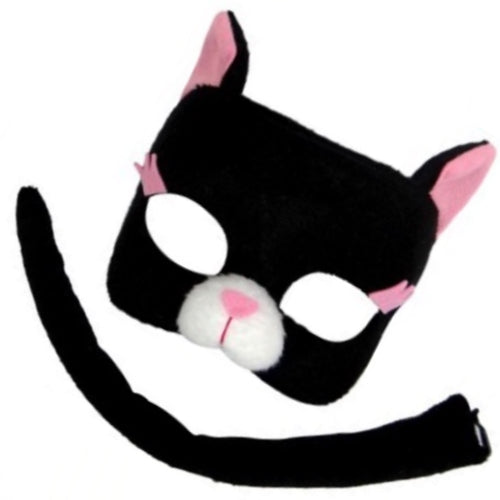 Cat Deluxe Mask and Tail Set