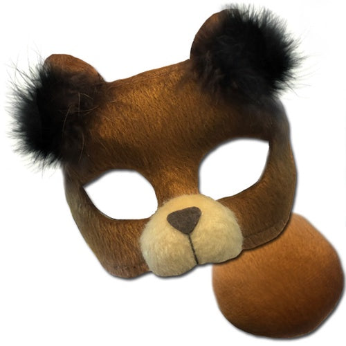 Brown Bear Deluxe Mask and Tail Set