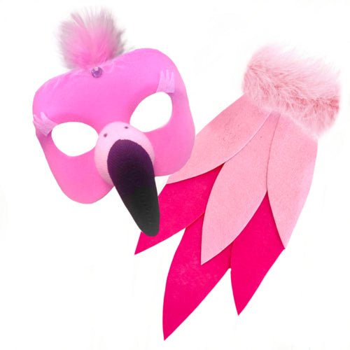 Deluxe Flamingo Mask and Tail Set