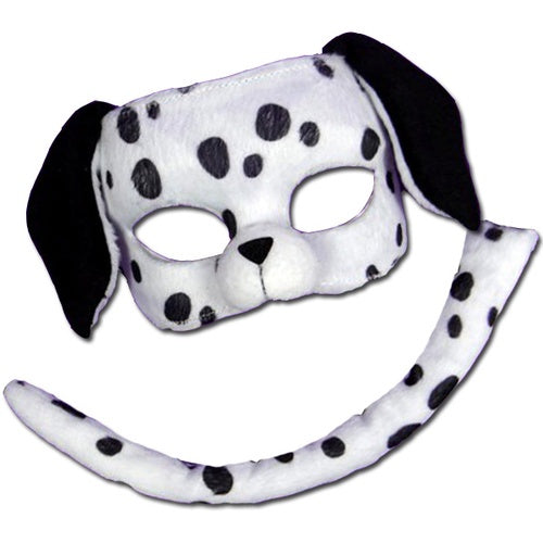 Dalmatian Deluxe Mask and Tail Set