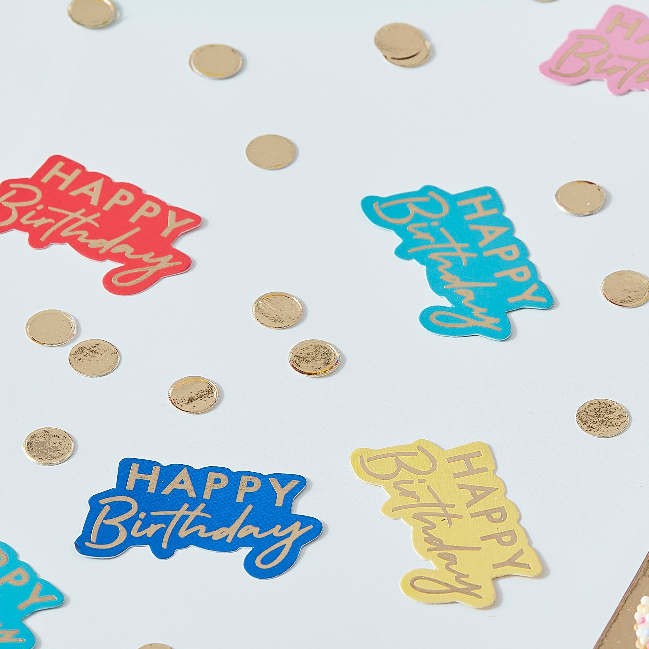 Ginger Ray Multi-Coloured Happy Birthday Table Confetti